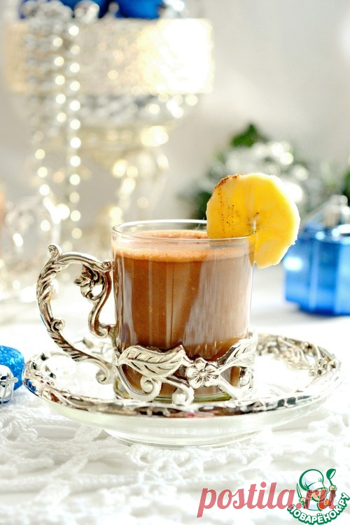 Сырно-банановый горячий шоколад – кулинарный рецепт