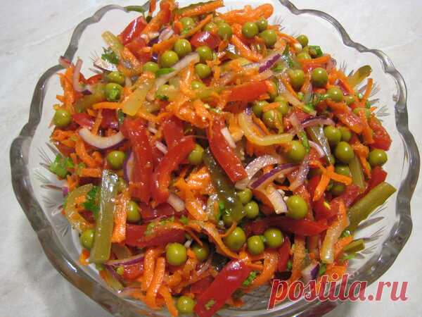 Красивый и вкусный овощной салат "Радуга". Пошаговый рецепт с фото. | STASNET | Яндекс Дзен