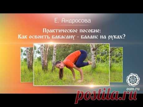 Как научиться делать стойку баланс на руках - бакасану. Е. АНдросова