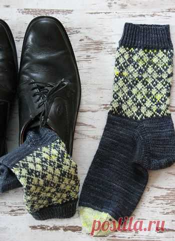 Вязаные носки «Herrensocken» | ВЯЗАНЫЕ НОСКИ