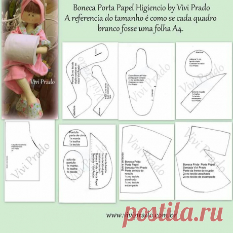 Оригинальные держатели для туалетной бумаги. Выкройка и мастер-класс