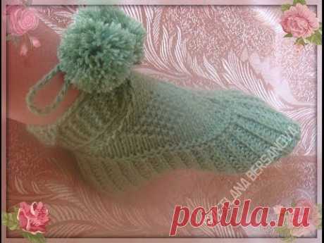 ▶ Как связать японские тапочки? Часть 2 - YouTube