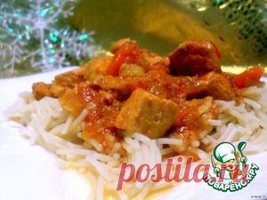 Гуляш из курицы в МВ - кулинарный рецепт