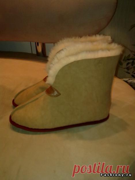 Чуни на меху выкройки онлайн бесплатно