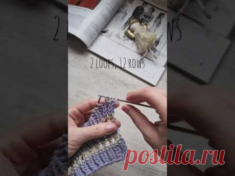 Уверена, вы свяжете этим узором шедевр года🧶❤️knitting pattern.
