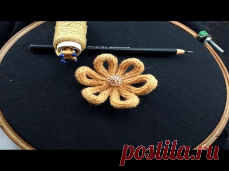 Hand Embroidery amazing Tricks # 17 |Beautiful embroidery trick .