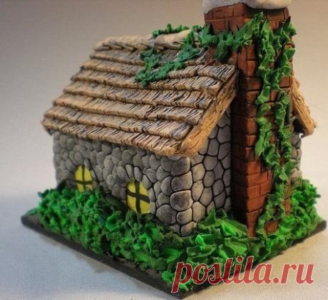 Сказочные домики из полимерной глины