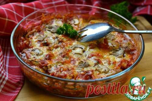 Запеканка с грибами и цуккини - кулинарный рецепт