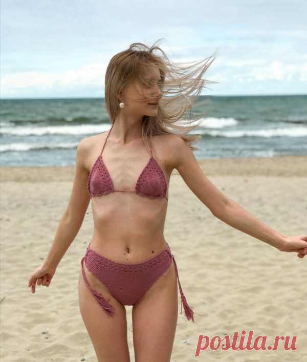 Вязаные купальники 2020: модные тренды, новинки, фото