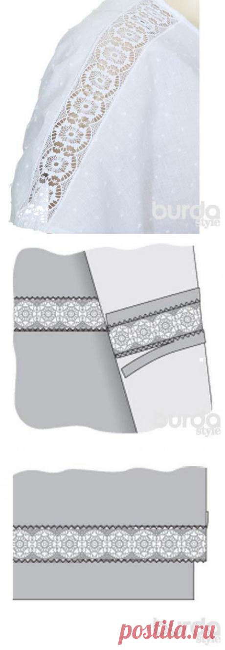 Кружевная прошва / Мастер-классы / Burdastyle