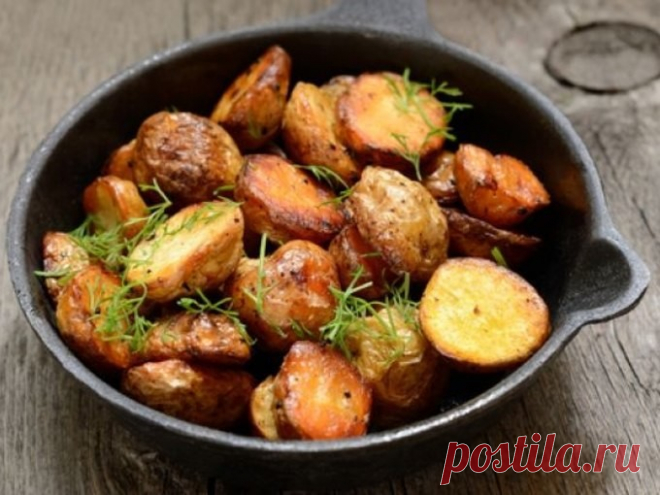 Запеченный картофель с розмарином