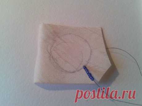 Объемные бисерные пуговицы своими руками МК