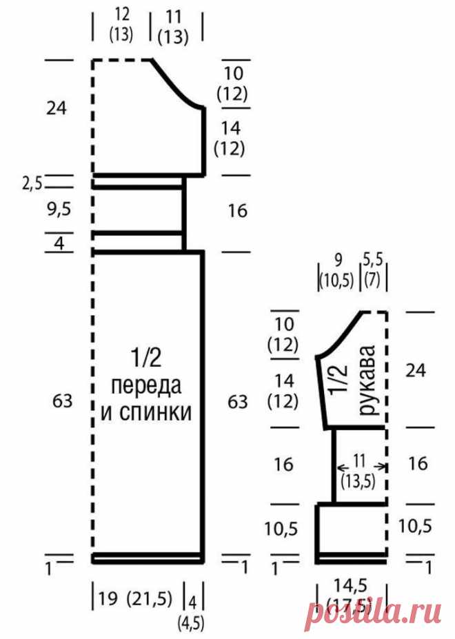 Теплые платья спицами для женщин: 8 моделей со схемами и описанием