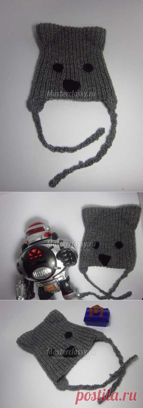 Вязание шапок. Волк. Пошаговый мастер-класс