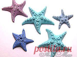 Морские звёзды из полимерной глины - Ярмарка Мастеров - ручная работа, handmade