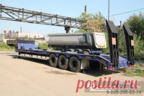 Трехосный полуприцеп-тяжеловоз ЧМЗАП-9990-070-МБ для нефтегазовой промышленности - свежие новости Украины и мира