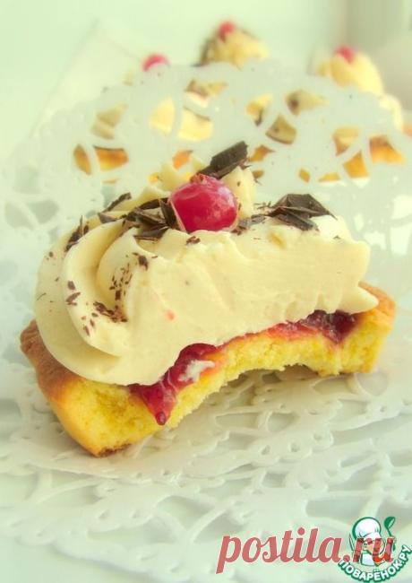 Песочные корзиночки с медовым кремом - кулинарный рецепт