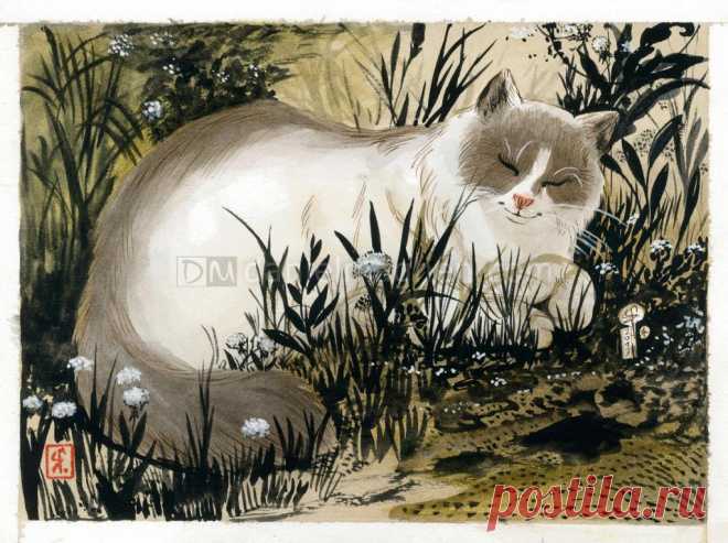 оригинальная иллюстрация - Мир глазами Рауля - Фредерик Сорель