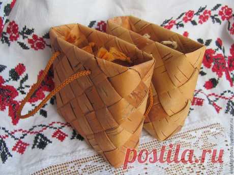 Сумочка/пакет для подарка из бересты - береста,изделия из бересты,оригинальная сумка