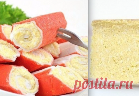 Фаршированные крабовые палочки – главная закуска моей свекрови!