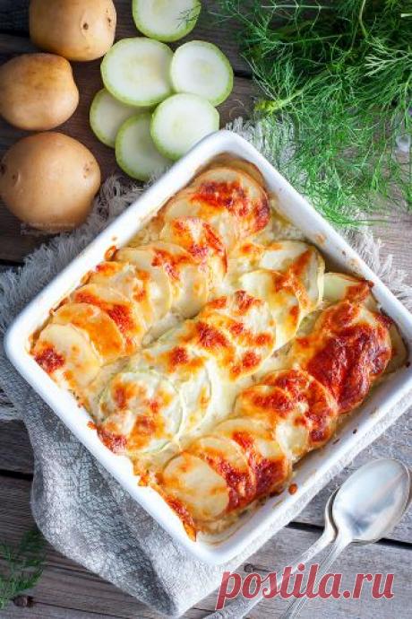 Вкуснотища! Гратен с кабачками и картофелем | Вкусные рецепты