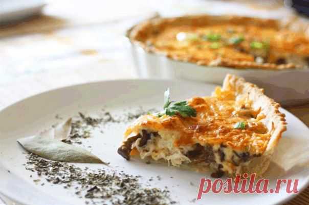 ВКУСНЫЙ И БЕЗУМНО СЫТНЫЙ ПИРОГ *КУРИНО-ГРИБНОЙ ЖУЛЬЕН*.