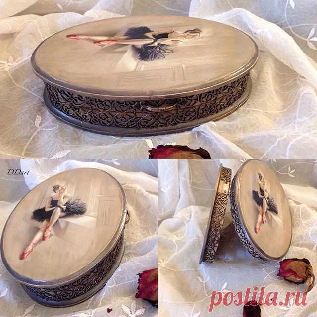 #decoupage #handmade #decoration #box #ladies dream