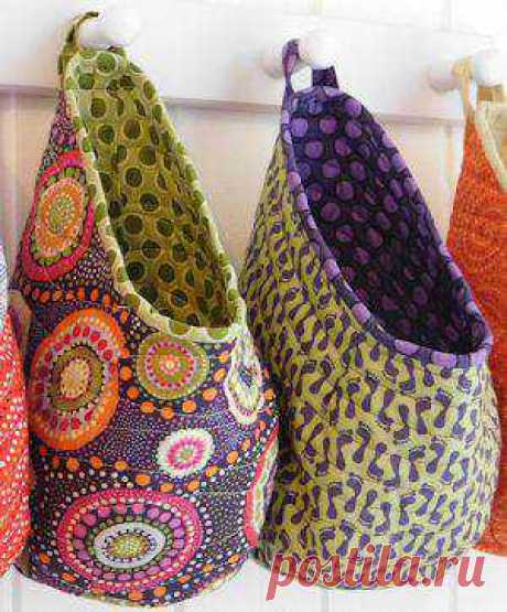 Storage Pods Pattern Another great storage idea from Beth Studley. These Storage Pods have endless uses for the sewing room, kitchen or kid's rooms. Finished Size : 11