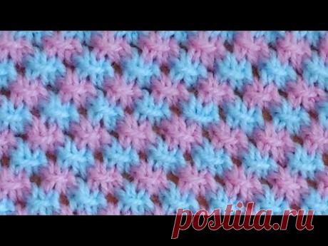 Ажурный узор спицами для детской кофточки, маечки.