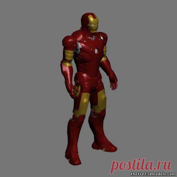 Iron Man Suit Free 3D Model - .max .fbx - Free3D