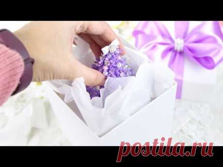 😍🌲☃Она словно из сказки НОВОГОДНЯЯ КОРОБОЧКА с елочкой из фоамирана. Коробочка для конфет 🎁