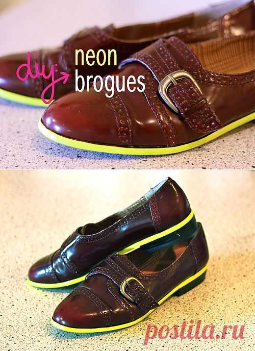 Микро неон (мастер-класс) / Обувь / Модный сайт о стильной переделке одежды и интерьера