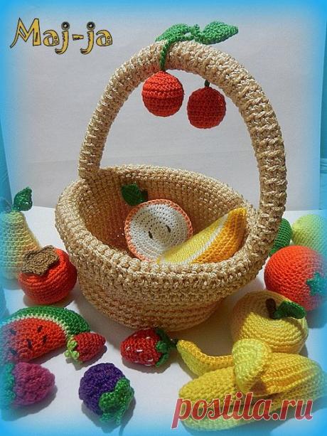 Вяжем корзиночку