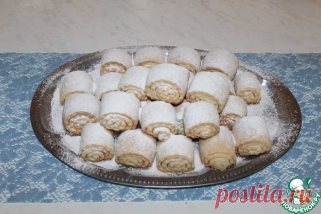 Творожные рулетики с корицей Кулинарный рецепт