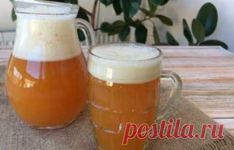 Домашний хлебный квас: газированный и с пышной пенкой