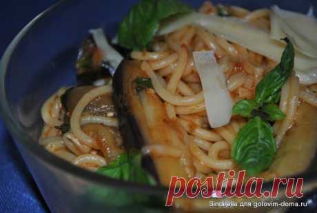 Pasta alla norma - Паста "Норма" (с баклажанами). Рецепт из книги Джейми Оливера "Моя Италия".