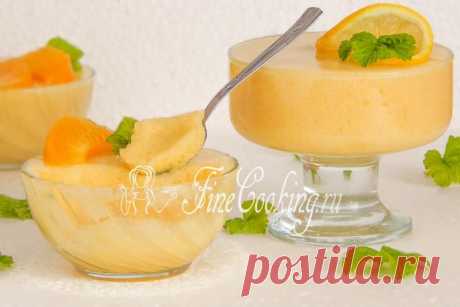 Мусс из консервированных персиков - FineCooking.ru