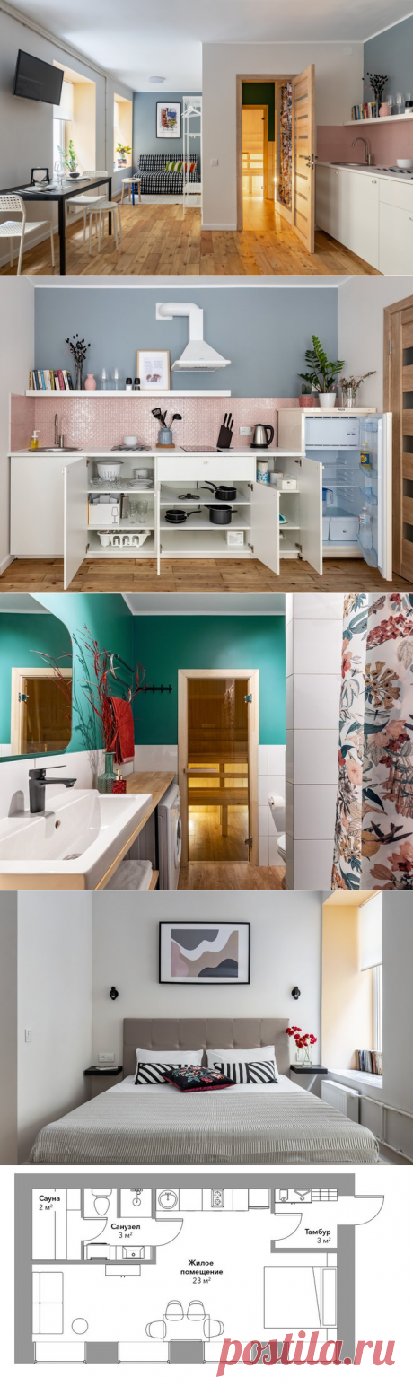 Houzz тур: Апартаменты с сауной в старом флигеле Санкт-Петербурга