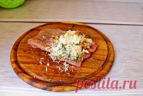 Куриные рулетики с грушей и орехами - рецепт - как приготовить - ингредиенты, состав, время приготовления - Леди Mail.Ru