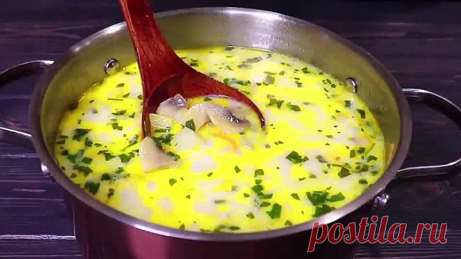 Быстрый и простой грибной суп! Рецепт просто ШЕДЕВР!