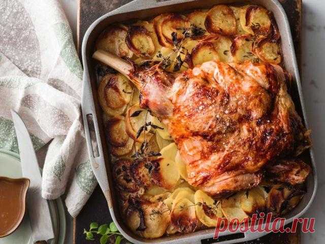 Баранья нога с овощами - Великий повар - пошаговые фоторецепты