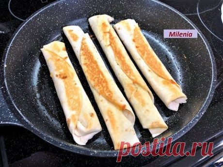 ВКУСНЫЙ ЗАВТРАК с нежной начинкой. Готовится быстро, Съедается моментально, ВСЕ ДОВОЛЬНЫ!