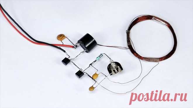 Как сделать очень простой металлоискатель всего на 2-х транзисторах Очень простой металлоискатель можно собрать всего на двух транзисторах. Такое устройство вполне подойдет для быстрого поиска металлических предметов на небольшой глубине. Всю схему вместе с катушкой можно собрать всего минут за 30.ПонадобитсяДля того чтобы сделать металлоискатель понадобятся
