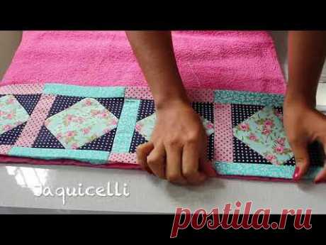 2 IDEIAS DE BARRADO PARA TOALHAS  #diy   #retalhos