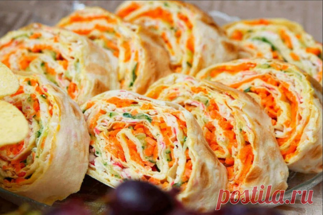 20 самых вкусных начинок для рулета из лаваша! Отличная закуска на праздничный и повседневный стол!