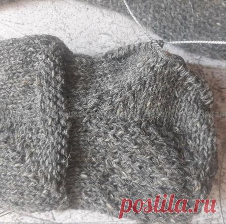 Как связать носки классическим способом, так вязали наши бабушки - описание носков из толстой пряжи | Вязалушка | Дзен