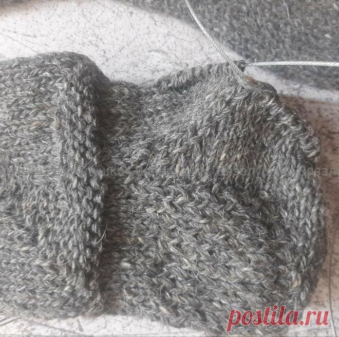 Как связать носки классическим способом, так вязали наши бабушки - описание носков из толстой пряжи | Вязалушка | Дзен