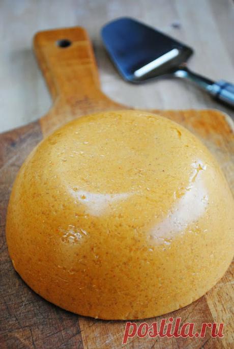 Сыр Чеддер из кокосового молока веганский рецепт