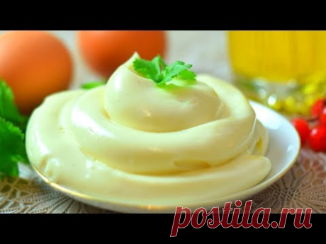 Самый вкусный домашний майонез за 2 минуты! Рецепт Майонеза  Мамины рецепты