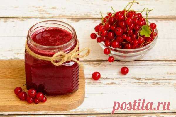 Желе из красной смородины — Сад Заготовка